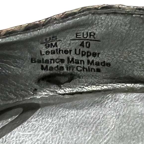 Sam Edelman 9 Ola Leather Slingback Snake Print Stiletto Heels in Yellow - Picture 5 of 8